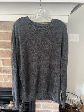Chaps Men's Crewneck Sweater - Charcoal Gray